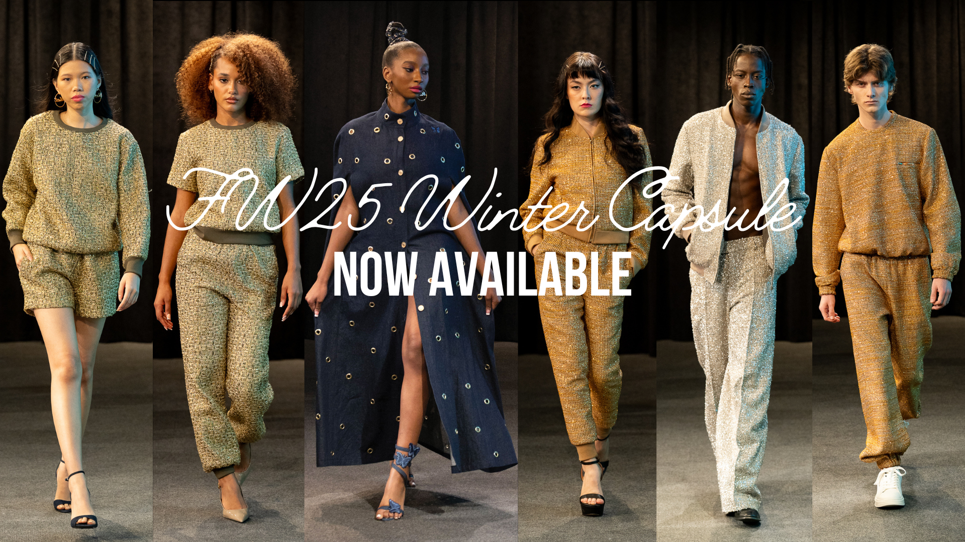 FW25 Winter Capsule: Sequin and Sparkling Foil Holiday Looks