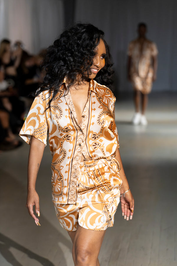 Vivian Print Short Set Women