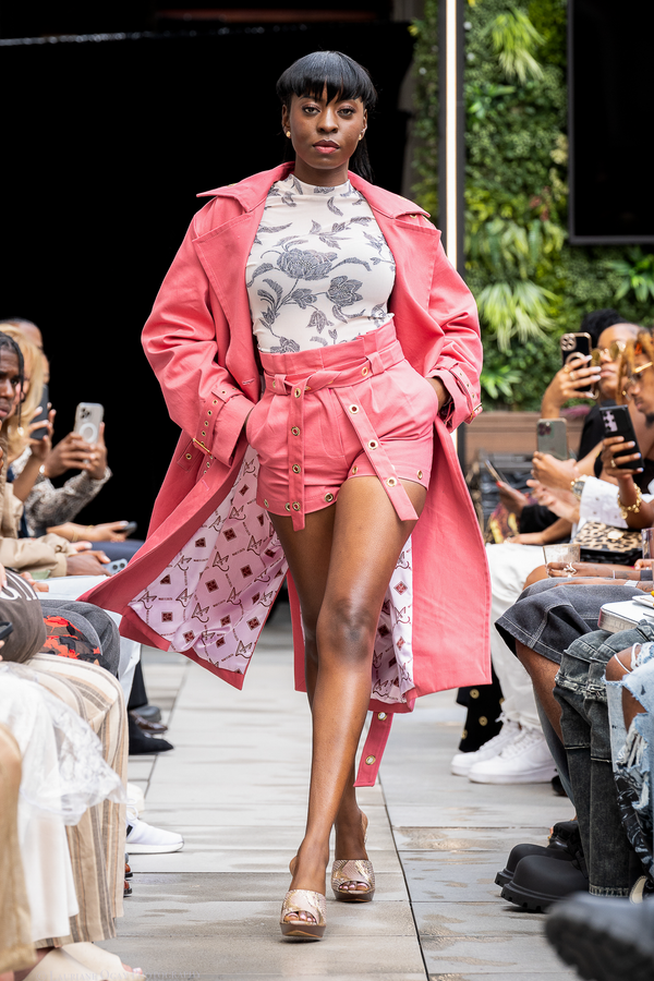 Daisy Pink Denim Shorts