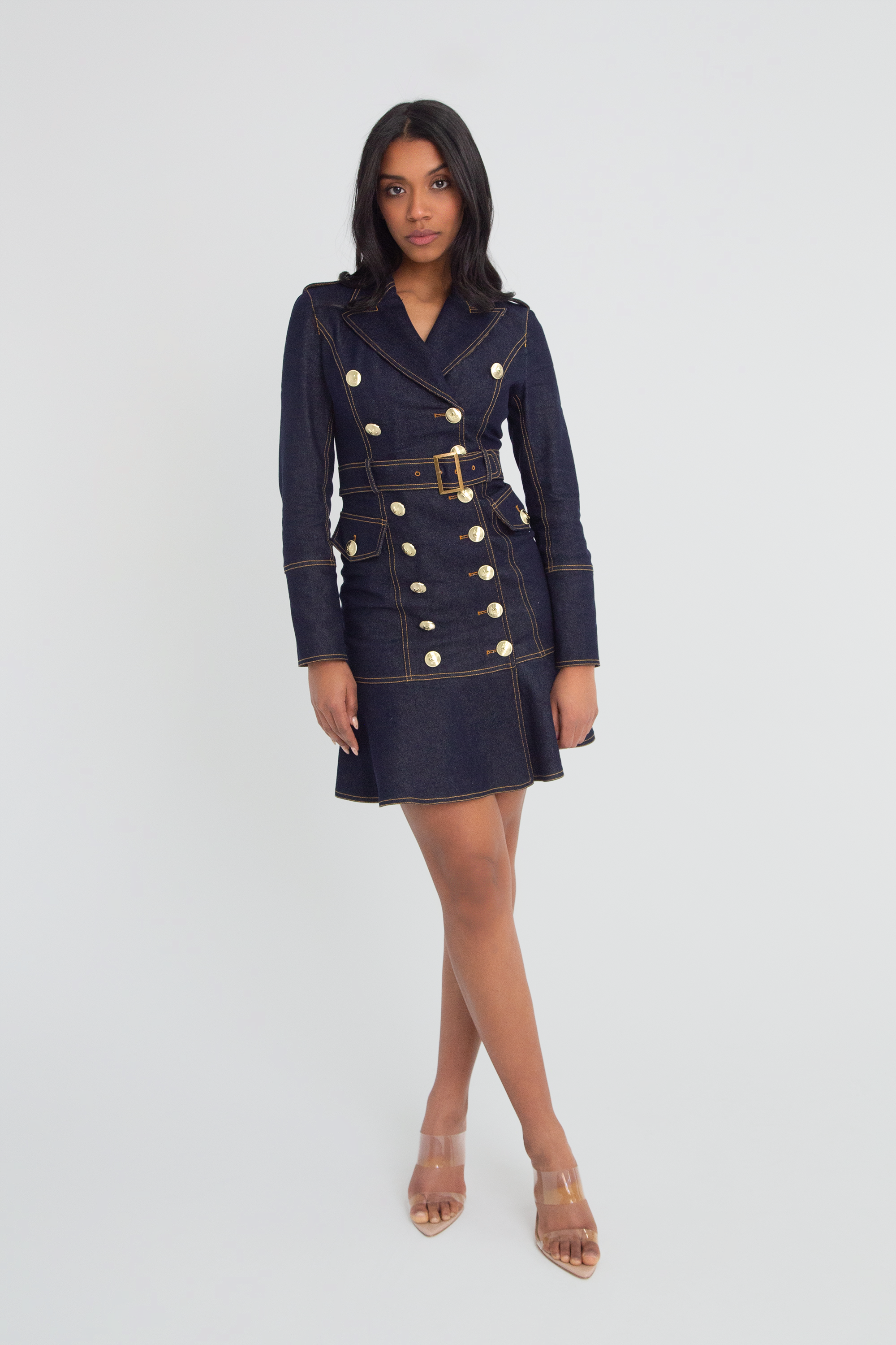 Donna Denim Corset Dress