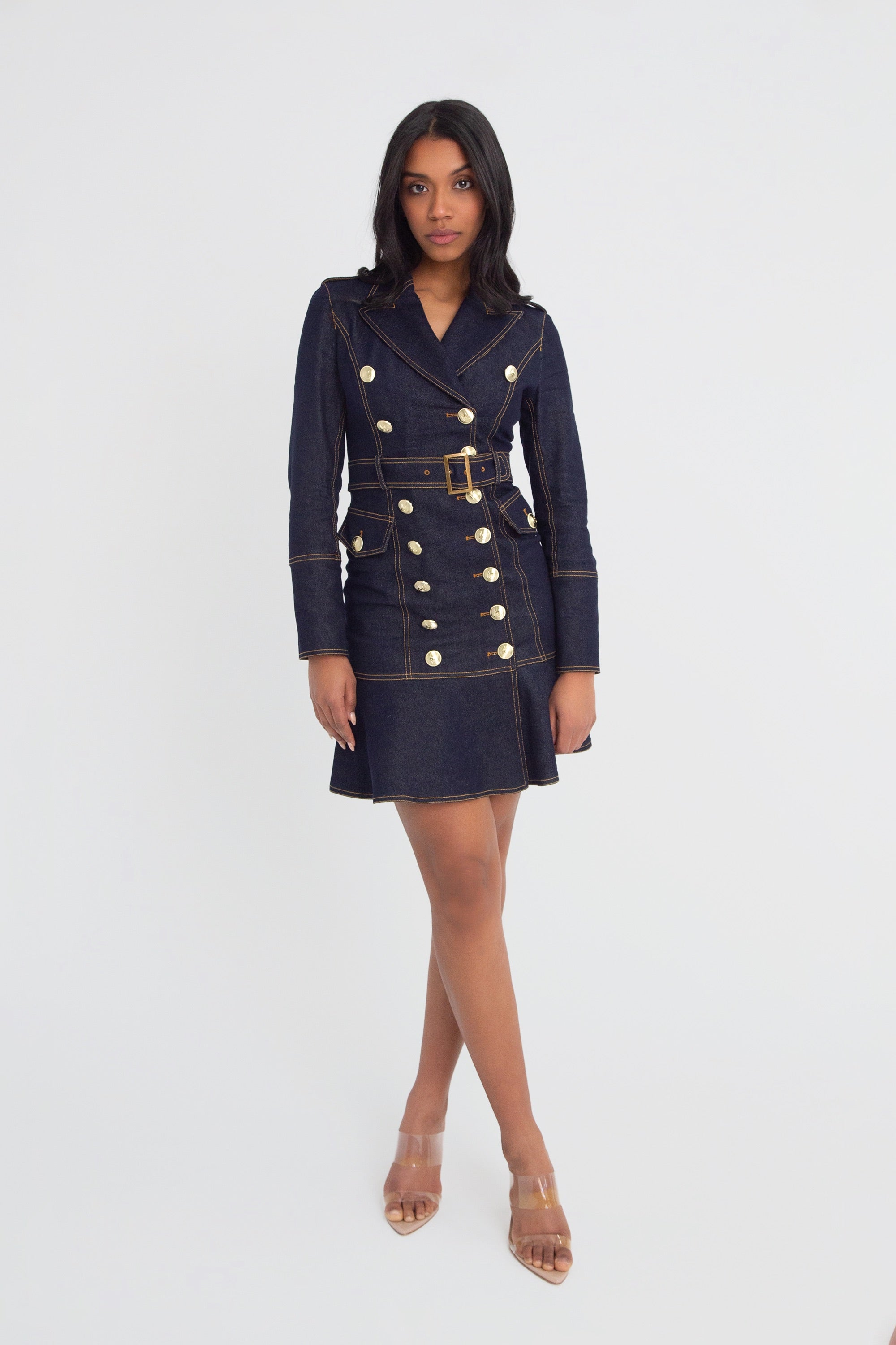 Donna Denim Corset Dress