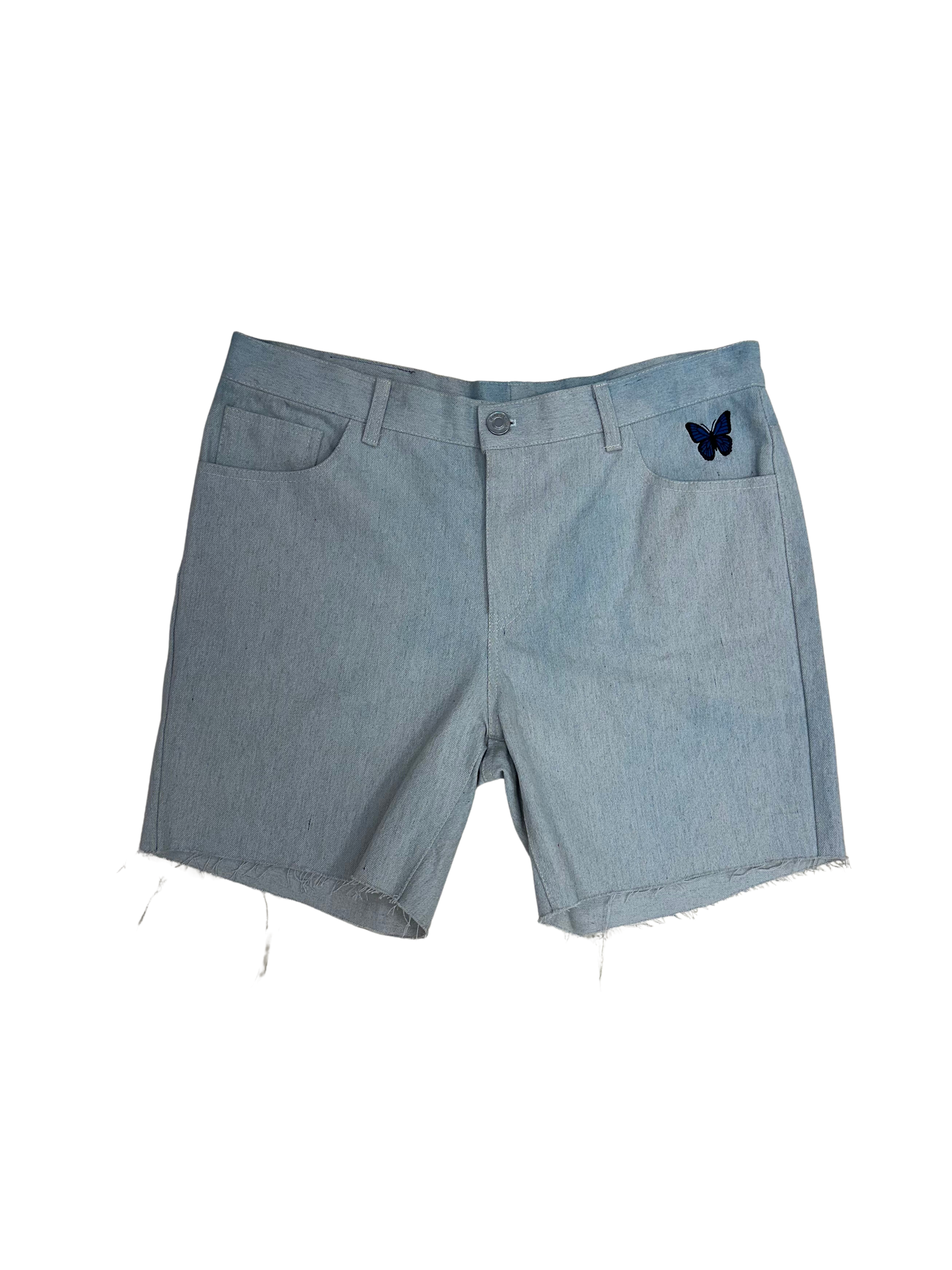 Butterfly Denim Shorts-thumbmail-1