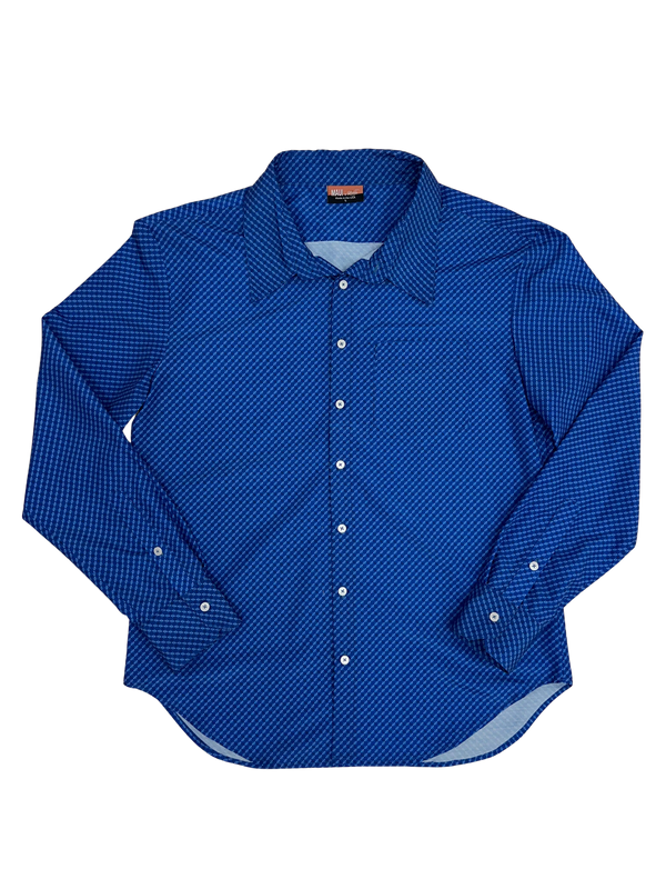 Blue Button Up Long Sleeve
