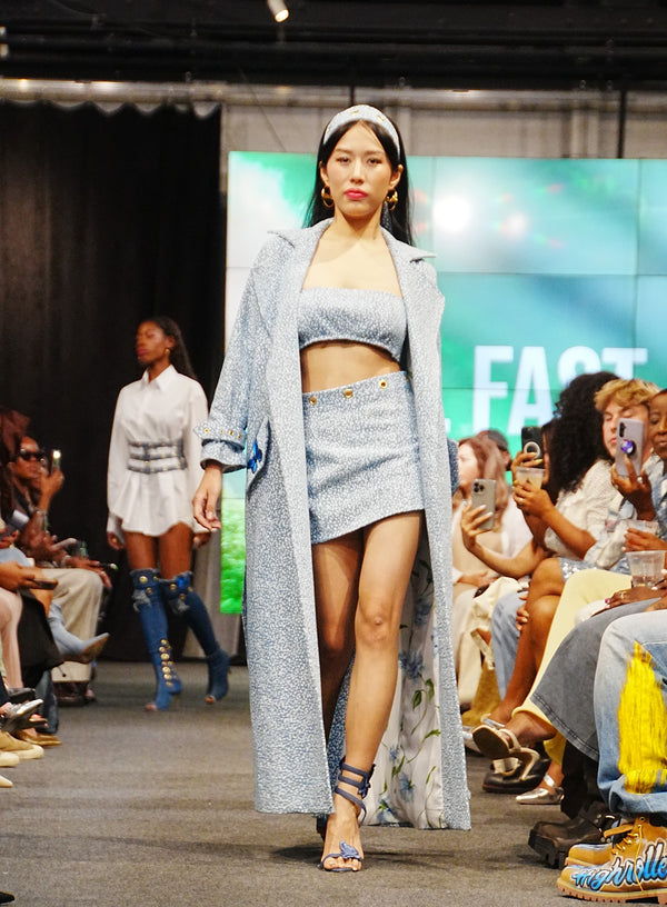 Tiara Denim Skirt Set